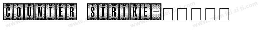 Counter Strike字体转换